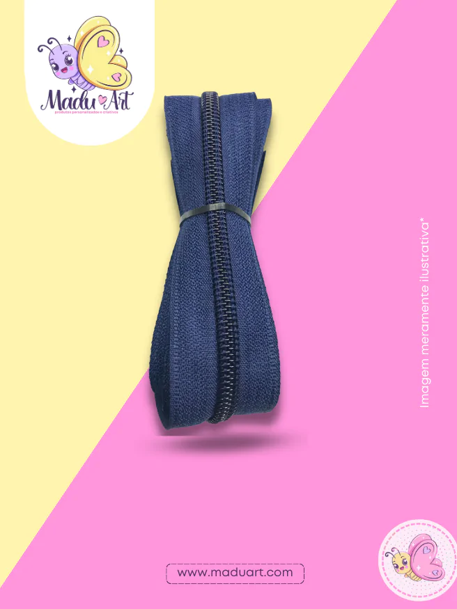 Ziper nº5 - Azul Marinho
