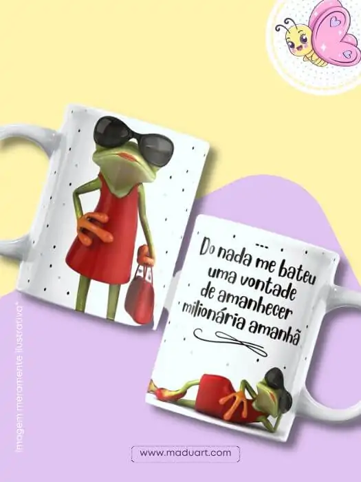 Caneca - Amanhacer Milionária