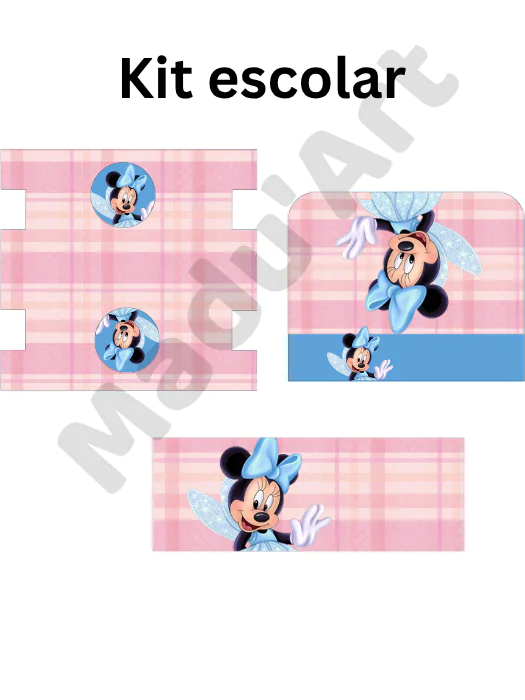 Recorte Sublimado Kit escolar