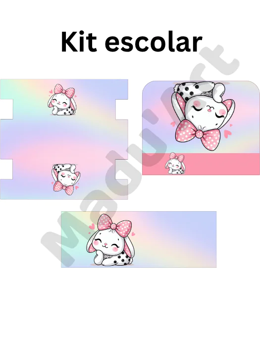 Recorte Sublimado Kit escolar